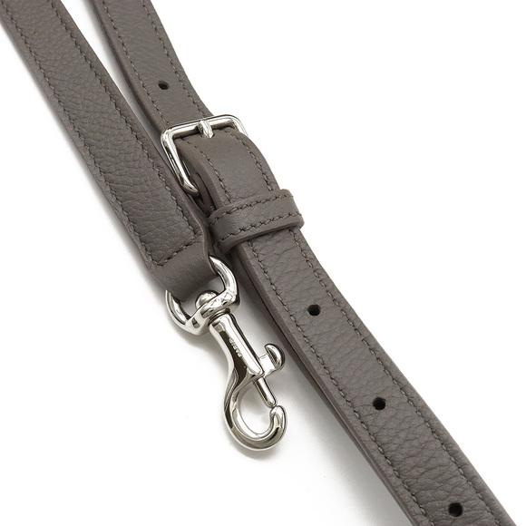 Yves Saint Laurent Cava Rive Gauche Tote Bag Leather Gray - Picture 9 of 9